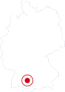 Footer Karte Deutschland